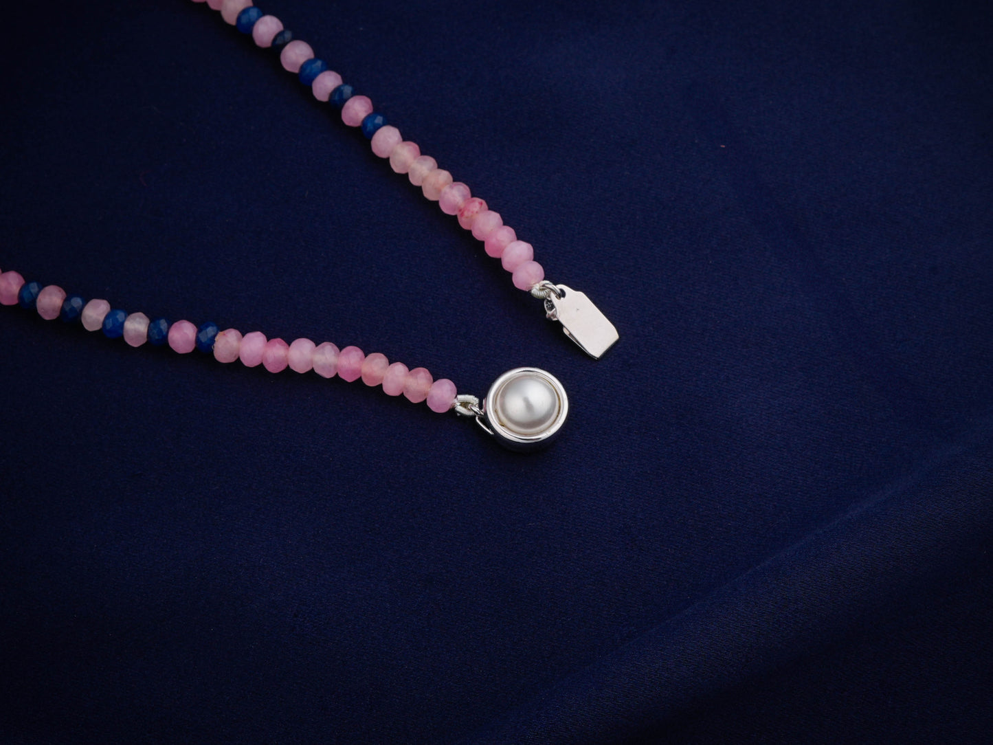 Hand Painted Mehraab Enamel Silver Necklace Set