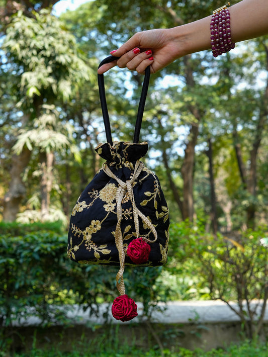 Black Onyx Opulence Potli
