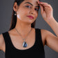 Dendrite Opal Drop Pendant