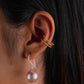 Ear Clip Cuff Wrap Earrings(Gold Plated Silver)