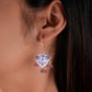 Hand Painted Mehraab Enamel Silver Necklace Set