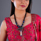 Silver Chitai Pendant Designer Necklace