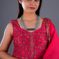 Turquoise Pearl Silver Necklace