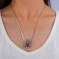 Fiery Gaze: Silver Marcasite Owl Brooch Cum Pendant