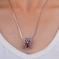 Fiery Gaze: Silver Marcasite Owl Brooch Cum Pendant
