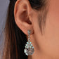 Dreamy Opal Marcasite Silver Drop Earrings
