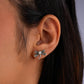 Silver Marcasite Dragonfly Studs