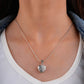 Eternal Embrace: Open Heart Marcasite Pendant