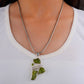 Elegant Silver Pendant with Peridot Stone