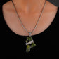 Elegant Silver Pendant with Peridot Stone