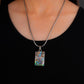 Abalone Rectangle Silver Pendant