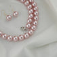 Passion Pink Pearls Necklace Set