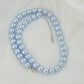 Ice Blue Pearls Necklace Set