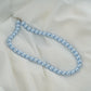 Ice Blue Pearls Necklace Set