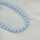 Ice Blue Pearls Necklace Set