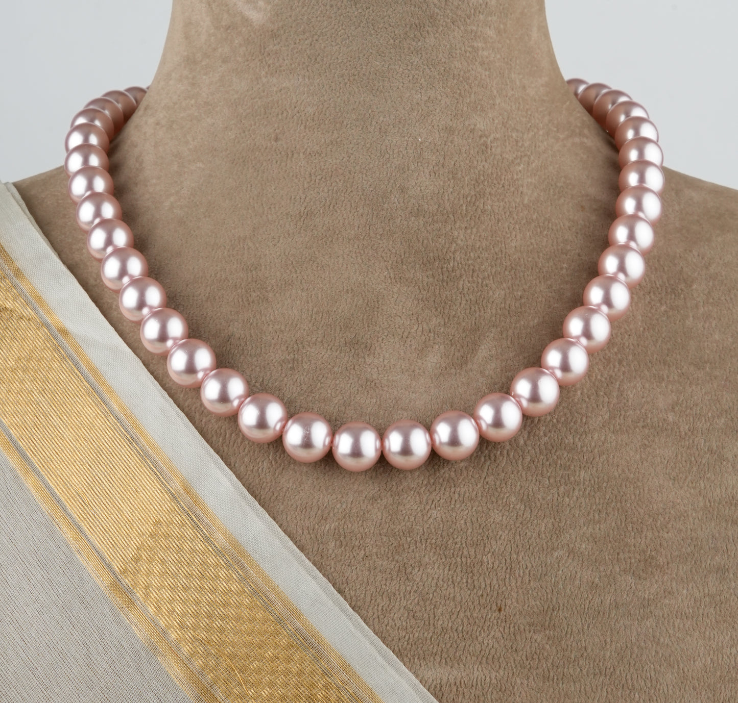 Passion Pink Pearls Necklace Set