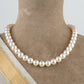 Linen Coloured Pearls Necklace Set