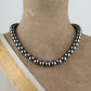 Midnight Black Pearls Necklace Set