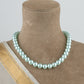 Powder Blue Pearls Necklace Set