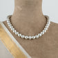 Silver Grey Pearls Necklace Set