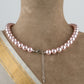 Passion Pink Pearls Necklace Set