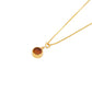 Natural Citrine Pendant With Chain