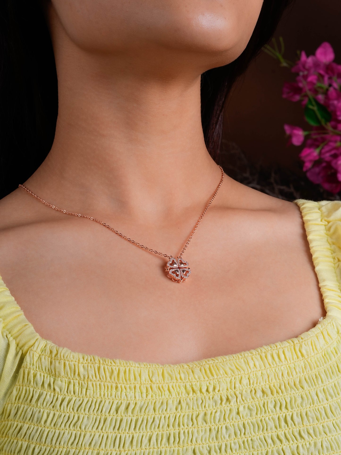 Golden Hearts Necklace