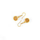 Uncut Round Citrine Earrings