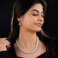 Ice Blue Pearls Necklace Set