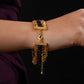 Citrine And Amethyst Bracelet