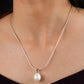 Oval Pearl Pendant (with Chain)