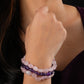 Rose Quartz And Amethyst Healing Bracelet