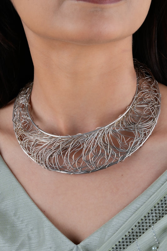 Unique Handmade Silver Necklace