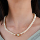 Graduated Swarovski Pearls Necklace