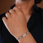 Dual Tone Silver Open Kada