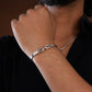 Dual Tone Silver Open Kada