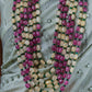 Toapz, Ruby, Emerald Multi Layered Necklace