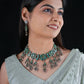 Handcrafted Vintage Style Turquoise Silver Set