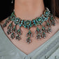 Handcrafted Vintage Style Turquoise Silver Set