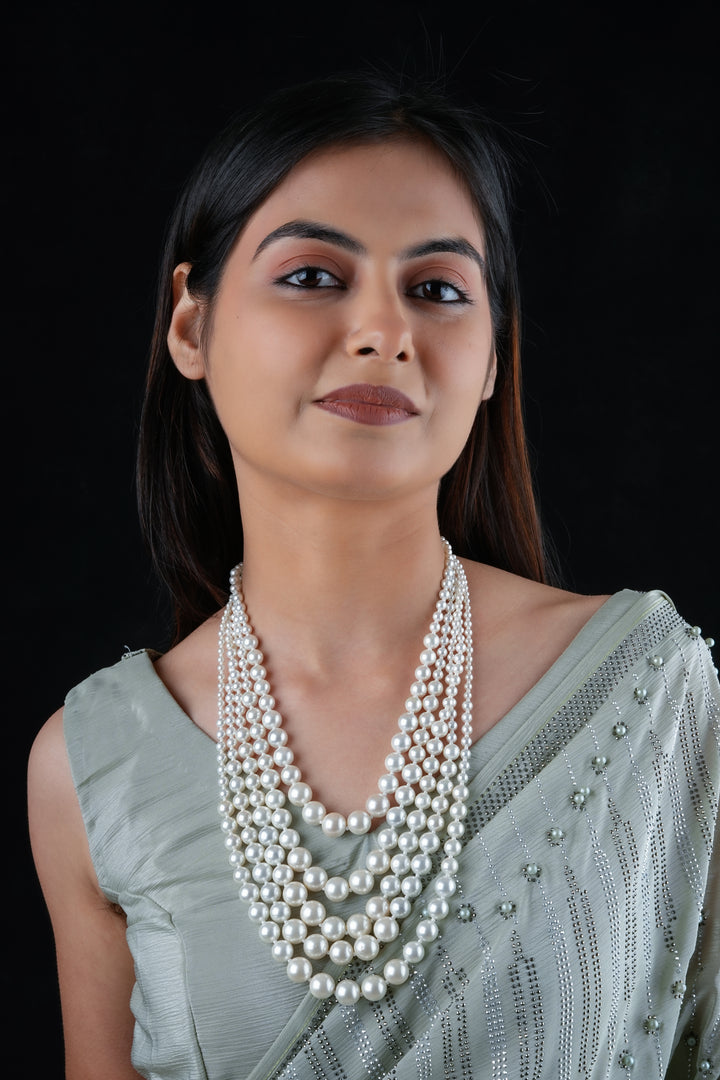 Graduated Pearls Necklace | Totapari Jewellery