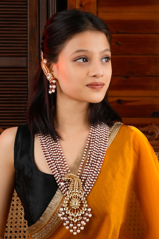 Royal Totapari Kundan Necklace Set