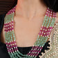 Multilayer Cascading Necklace