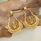 Lotus Filigree Chaand Bali Earrings