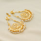 Lotus Filigree Chaand Bali Earrings