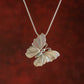 Serene Silver MOP Butterfly Pendant