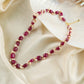 Ruby And Pearl Bunch Necklace