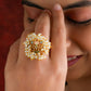 Amrita Pearl Bunch Ring