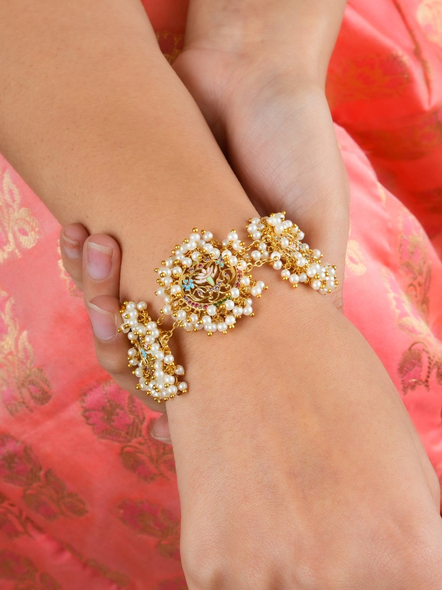 Amrita Pearl Bunch Bracelet