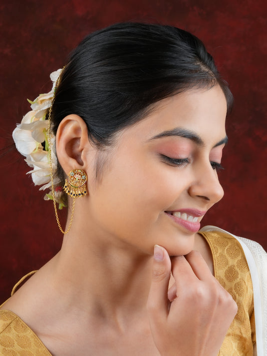 Mandakini Ear Chain Earrings