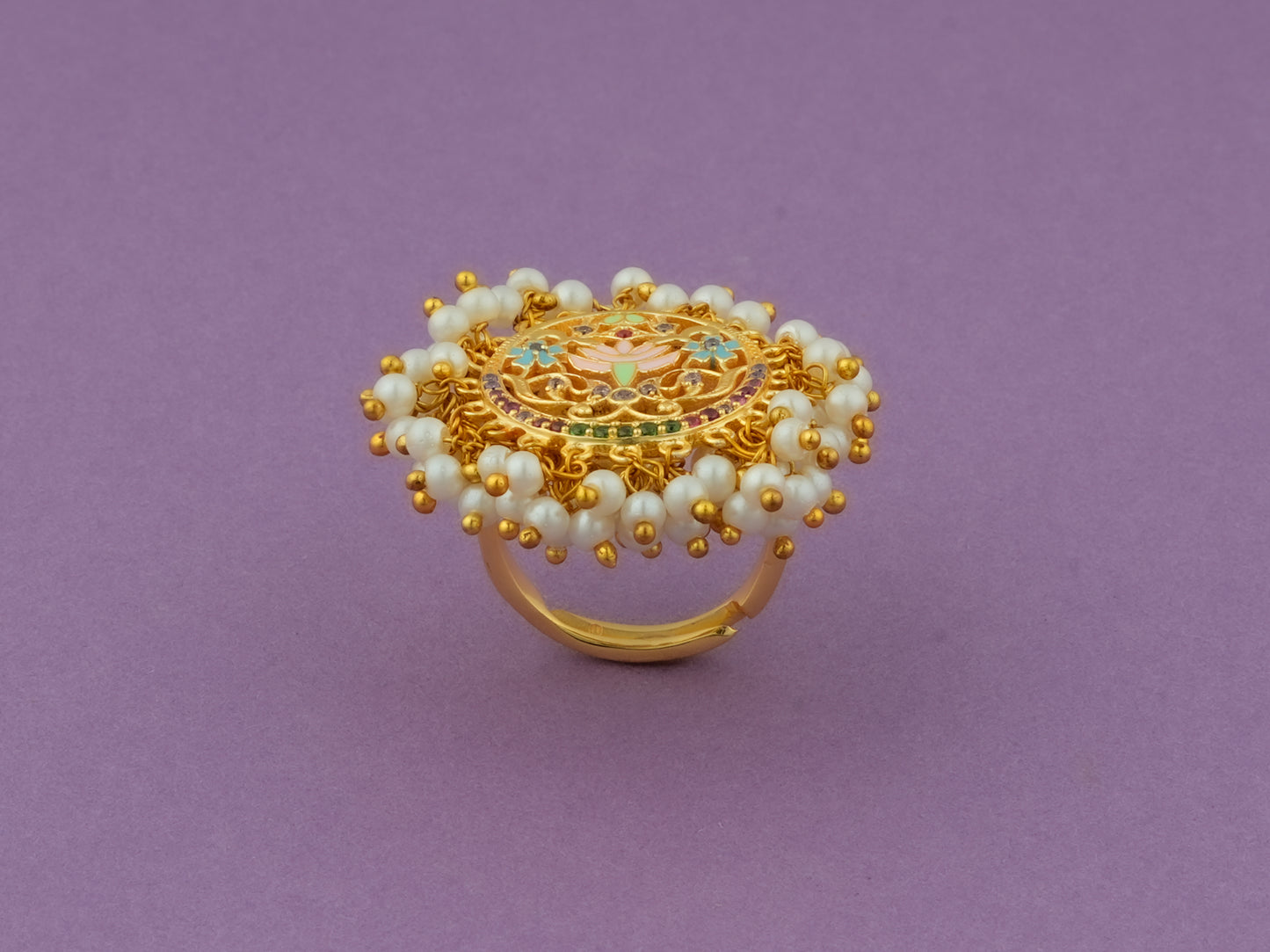 Amrita Pearl Bunch Ring